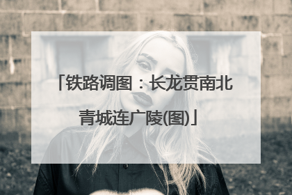 铁路调图：长龙贯南北 青城连广陵(图)