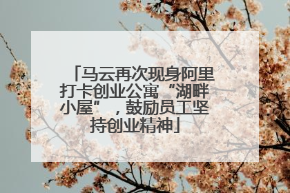 马云再次现身阿里打卡创业公寓“湖畔小屋”，鼓励员工坚持创业精神