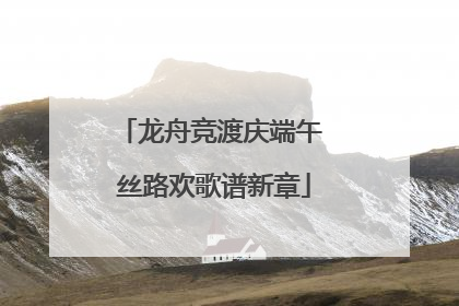 龙舟竞渡庆端午 丝路欢歌谱新章