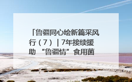 鲁疆同心绘新篇采风行（7）｜7年接续援助 “鲁疆情”食用菌从1.0走向4.0
