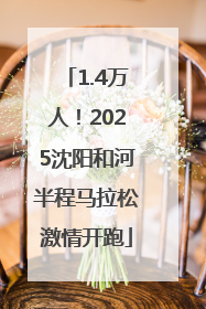 1.4万人！2025沈阳和河半程马拉松激情开跑