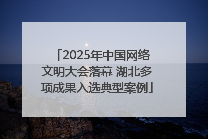 2025年中国网络文明大会落幕 湖北多项成果入选典型案例